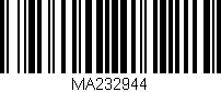 Código de barras (EAN, GTIN, SKU, ISBN): 'MA232944'