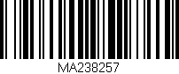 Código de barras (EAN, GTIN, SKU, ISBN): 'MA238257'
