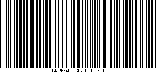 Código de barras (EAN, GTIN, SKU, ISBN): 'MA2664K/0684/0987_6/8'