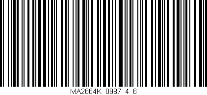 Código de barras (EAN, GTIN, SKU, ISBN): 'MA2664K/0987_4/6'