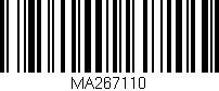 Código de barras (EAN, GTIN, SKU, ISBN): 'MA267110'