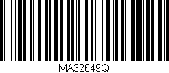 Código de barras (EAN, GTIN, SKU, ISBN): 'MA32649Q'