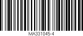 Código de barras (EAN, GTIN, SKU, ISBN): 'MA331045-4'