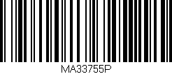 Código de barras (EAN, GTIN, SKU, ISBN): 'MA33755P'
