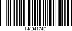 Código de barras (EAN, GTIN, SKU, ISBN): 'MA34174D'