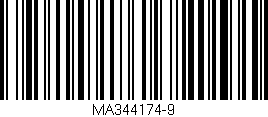 Código de barras (EAN, GTIN, SKU, ISBN): 'MA344174-9'