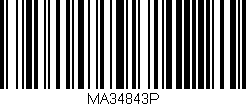 Código de barras (EAN, GTIN, SKU, ISBN): 'MA34843P'
