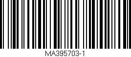Código de barras (EAN, GTIN, SKU, ISBN): 'MA395703-1'