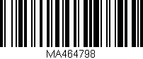 Código de barras (EAN, GTIN, SKU, ISBN): 'MA464798'