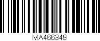 Código de barras (EAN, GTIN, SKU, ISBN): 'MA466349'