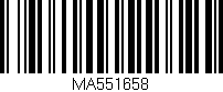 Código de barras (EAN, GTIN, SKU, ISBN): 'MA551658'