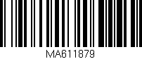Código de barras (EAN, GTIN, SKU, ISBN): 'MA611879'