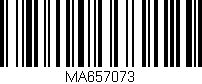 Código de barras (EAN, GTIN, SKU, ISBN): 'MA657073'