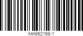 Código de barras (EAN, GTIN, SKU, ISBN): 'MA662168-1'