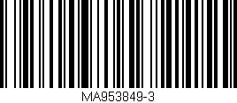 Código de barras (EAN, GTIN, SKU, ISBN): 'MA953849-3'