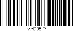 Código de barras (EAN, GTIN, SKU, ISBN): 'MAD35-P'
