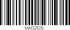 Código de barras (EAN, GTIN, SKU, ISBN): 'MAG2520.'