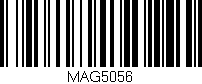 Código de barras (EAN, GTIN, SKU, ISBN): 'MAG5056'