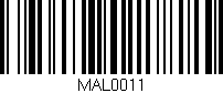 Código de barras (EAN, GTIN, SKU, ISBN): 'MAL0011'