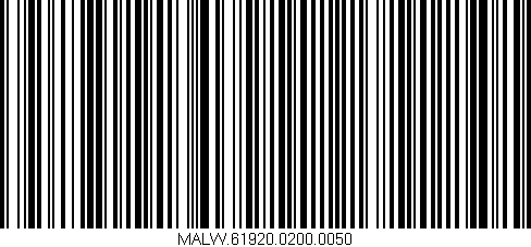 Código de barras (EAN, GTIN, SKU, ISBN): 'MALW.61920.0200.0050'