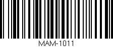 Código de barras (EAN, GTIN, SKU, ISBN): 'MAM-1011'