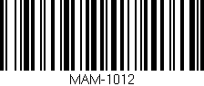 Código de barras (EAN, GTIN, SKU, ISBN): 'MAM-1012'