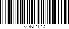 Código de barras (EAN, GTIN, SKU, ISBN): 'MAM-1014'
