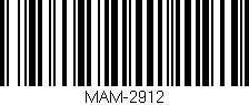 Código de barras (EAN, GTIN, SKU, ISBN): 'MAM-2912'