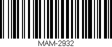 Código de barras (EAN, GTIN, SKU, ISBN): 'MAM-2932'