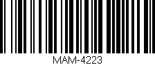 Código de barras (EAN, GTIN, SKU, ISBN): 'MAM-4223'