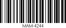Código de barras (EAN, GTIN, SKU, ISBN): 'MAM-4244'