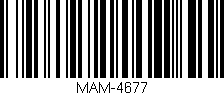 Código de barras (EAN, GTIN, SKU, ISBN): 'MAM-4677'