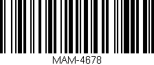 Código de barras (EAN, GTIN, SKU, ISBN): 'MAM-4678'