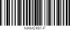 Código de barras (EAN, GTIN, SKU, ISBN): 'MAM2491-F'