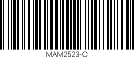 Código de barras (EAN, GTIN, SKU, ISBN): 'MAM2523-C'