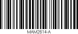 Código de barras (EAN, GTIN, SKU, ISBN): 'MAM2614-A'