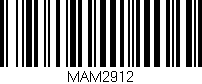 Código de barras (EAN, GTIN, SKU, ISBN): 'MAM2912'