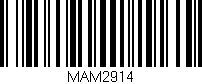 Código de barras (EAN, GTIN, SKU, ISBN): 'MAM2914'