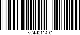 Código de barras (EAN, GTIN, SKU, ISBN): 'MAM3114-C'