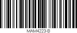 Código de barras (EAN, GTIN, SKU, ISBN): 'MAM4223-B'