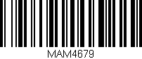 Código de barras (EAN, GTIN, SKU, ISBN): 'MAM4679'