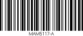 Código de barras (EAN, GTIN, SKU, ISBN): 'MAM5117-A'