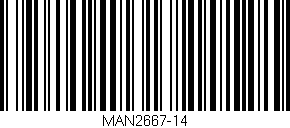 Código de barras (EAN, GTIN, SKU, ISBN): 'MAN2667-14'