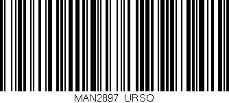 Código de barras (EAN, GTIN, SKU, ISBN): 'MAN2897/URSO'