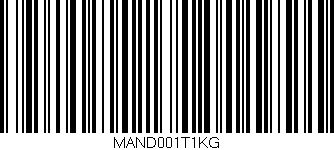Código de barras (EAN, GTIN, SKU, ISBN): 'MAND001T1KG'