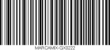 Código de barras (EAN, GTIN, SKU, ISBN): 'MARCAMIX-GX0222'