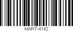 Código de barras (EAN, GTIN, SKU, ISBN): 'MART-4142'