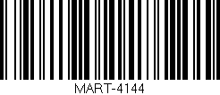 Código de barras (EAN, GTIN, SKU, ISBN): 'MART-4144'