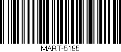 Código de barras (EAN, GTIN, SKU, ISBN): 'MART-5195'