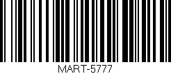 Código de barras (EAN, GTIN, SKU, ISBN): 'MART-5777'